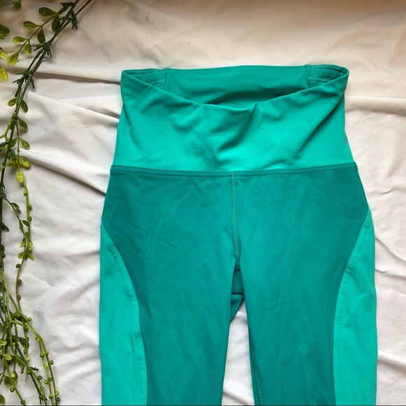 Lululemon Train Times 7/8 Spirit Green Leggings